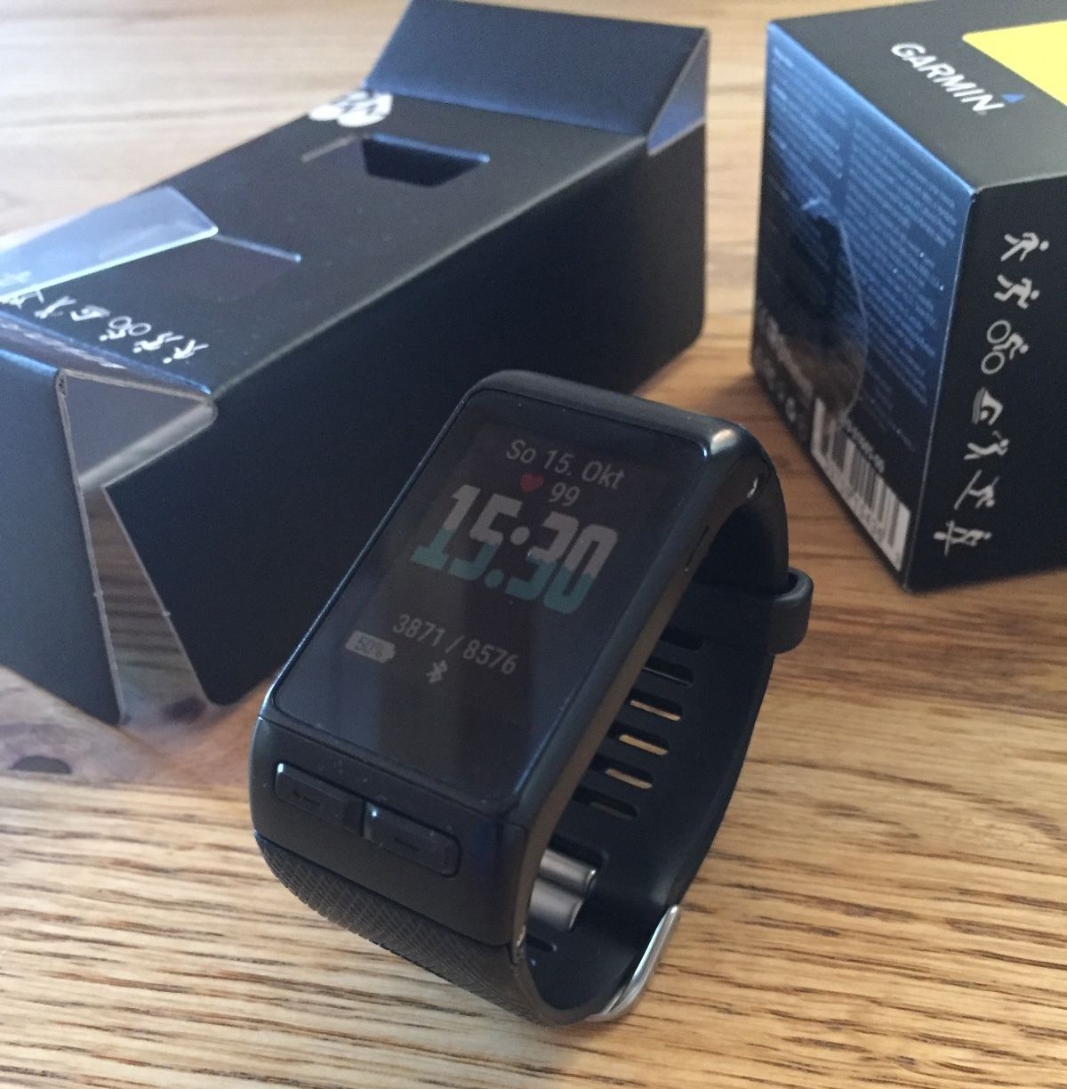 GARMIN Vivoactive HR XL Sport-GPS-Smartwatch mit Herzfrequenzmessung