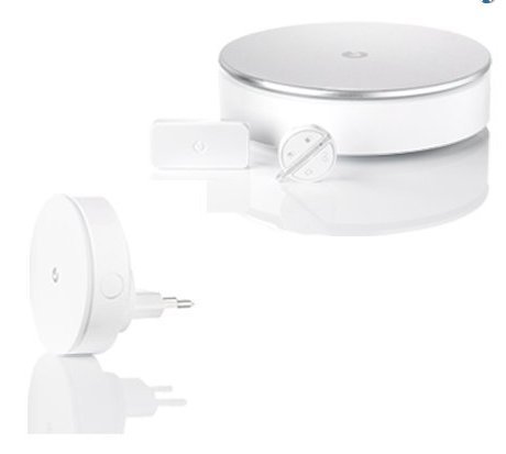 Myfox Home Alarm System-Sicherheit für die Haus, WLAN, kompatibel mit iPhone und Android, Weiß