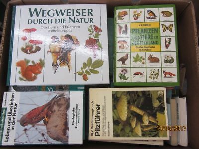 52 Bücher Naturführer Bestimmungsbücher Pflanzen Tiere Mineralien Pilze u.a.