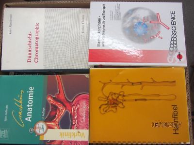 52 Bücher medizinische Fachbücher Anatomie Diagnostik u.a.