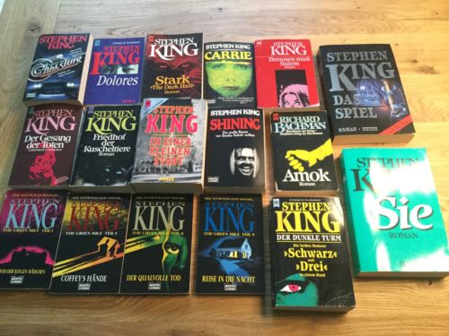 Stephen King -Büchersammlung - 17 Bücher