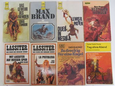 95 Bücher Taschenbücher Western Westernromane Lassiter u.a.