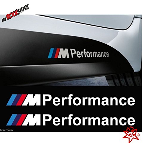 2x BMW Performance Schweller+ Bonus Testaufkleber 