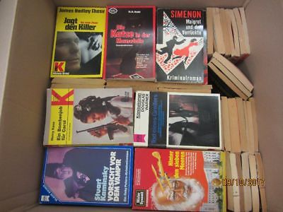 135 ältere Kriminalromane Krimi Detektivromane Spionageromane Thriller