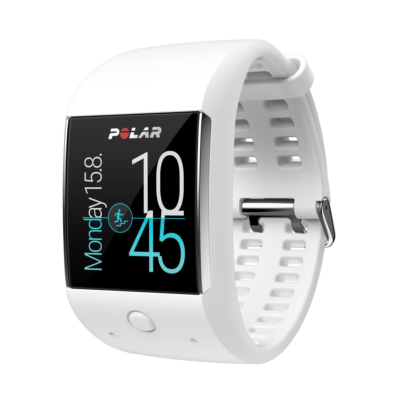 Polar M600 Fitness Smartwatch Weiß Android Wear GPS Pulsuhr Sportuhr M/L NEU