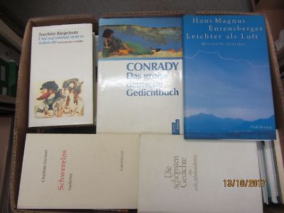 60 Bücher Gedichte Reime Ballden Lyrik Ringelnatz Conrady Enzensberger u.a.
