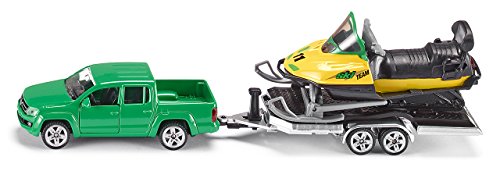 Siku 2548 - Personenkraftwagen mit Anhänger und Snowmobil