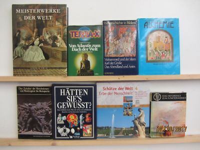21 Bücher Bildbände Kunst Kultur Geschichte Weltgeschichte