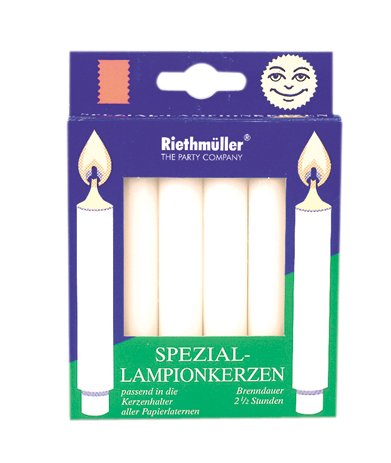 Riethmüller 8842 - Lampion-Kerzen, 6 Stück