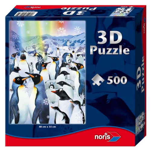 Noris Spiele 606031085 - Pinguine 3D Puzzle, 500 Teile
