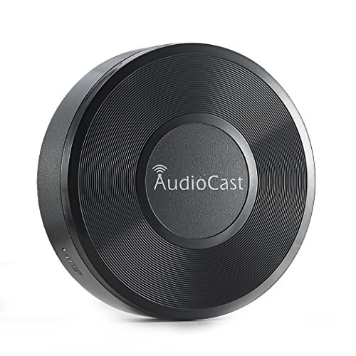 Wlan Audio adapter, Ollivan Audiocast Tragbare Drahtlos Receiver für Heim Lautsprechersystem und Handy mit Stereo 3.5 mm Aux