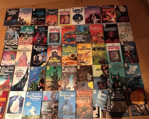 46 Romane Bücherpaket Fantasy / Science Fiction / Heyne Bücher / gemischt