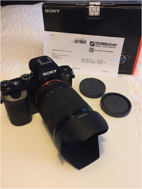 Sony Alpha A7 ILCE-7 24.3 MP Digitalkamera + Kit Lens FE 28-70mm f/3.5-5.6