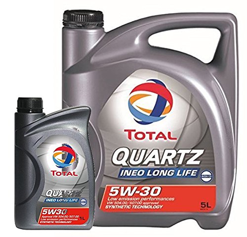 Total  Quartz Ineo Long Life 5W-30 Motorenöl, 6 Liter (5L+1L)