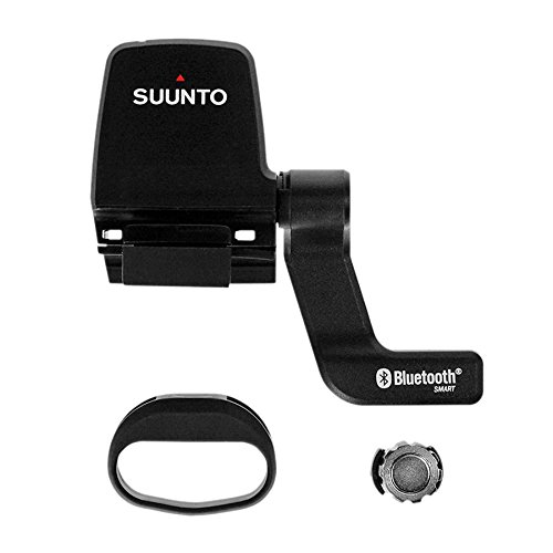 Suunto, Fahrrad-Sensor mit Distanz-, Geschwindigkeits- und Trittfrequenzmesser, Kompatibel mit Sportuhren und Apps mit Bluetooth Smart und ANT+ Unterstützung, Schwarz, SS022477000