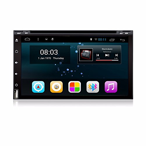 Alondy Auto Radio 17,8 cm HD Touchscreen Android 6.0 Auto Navigation Stereo – 2 DIN Quad Core Auto Entertainment Multimedia DVD/FM/AM/RDS Radio, GPS, WiFi, BT, Spiegel Link