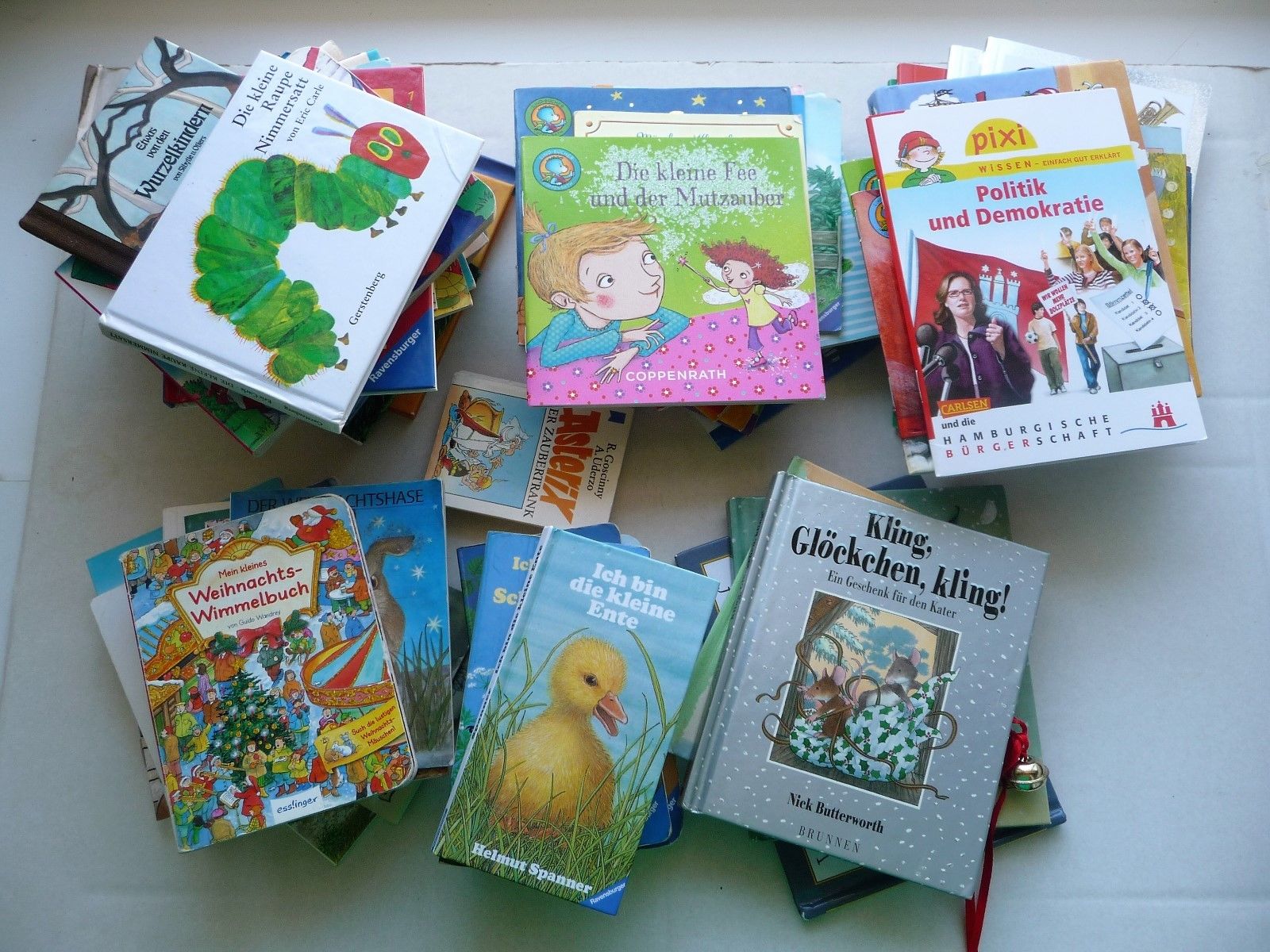 Paket 68 St. Minibücher Kinderbücher Wurzelkinder Raupe Nimmersatt Maulwurf Lill