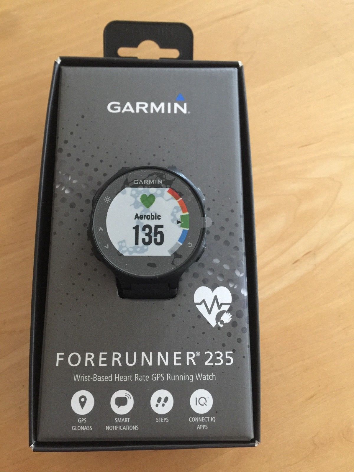 GARMIN FORERUNNER 235 WHR -Pulsmessung am Handgelenk -GPS-Laufuhr, Sport-Watch-