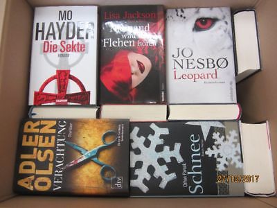 34 Bücher Romane Krimi Thriller Psychothriller  Top Titel Bestseller Paket 2