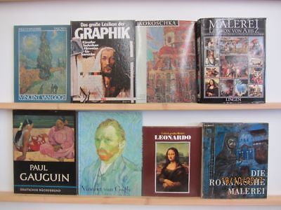 21 Bücher Bildbände Maler Malerei Künstler Gemälde Gaugain Kokoschka van Gogh 