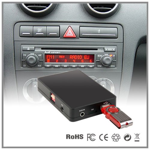 Auto Stereo USB SD AUX MP3 Player CD Wechsler Adapter Interface AUDI A4 A6 A8 alle Road S4 TT