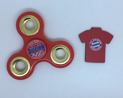 Fidget Turbo Spinner Bayern + FC Bayern München Magnet Trikot NEU