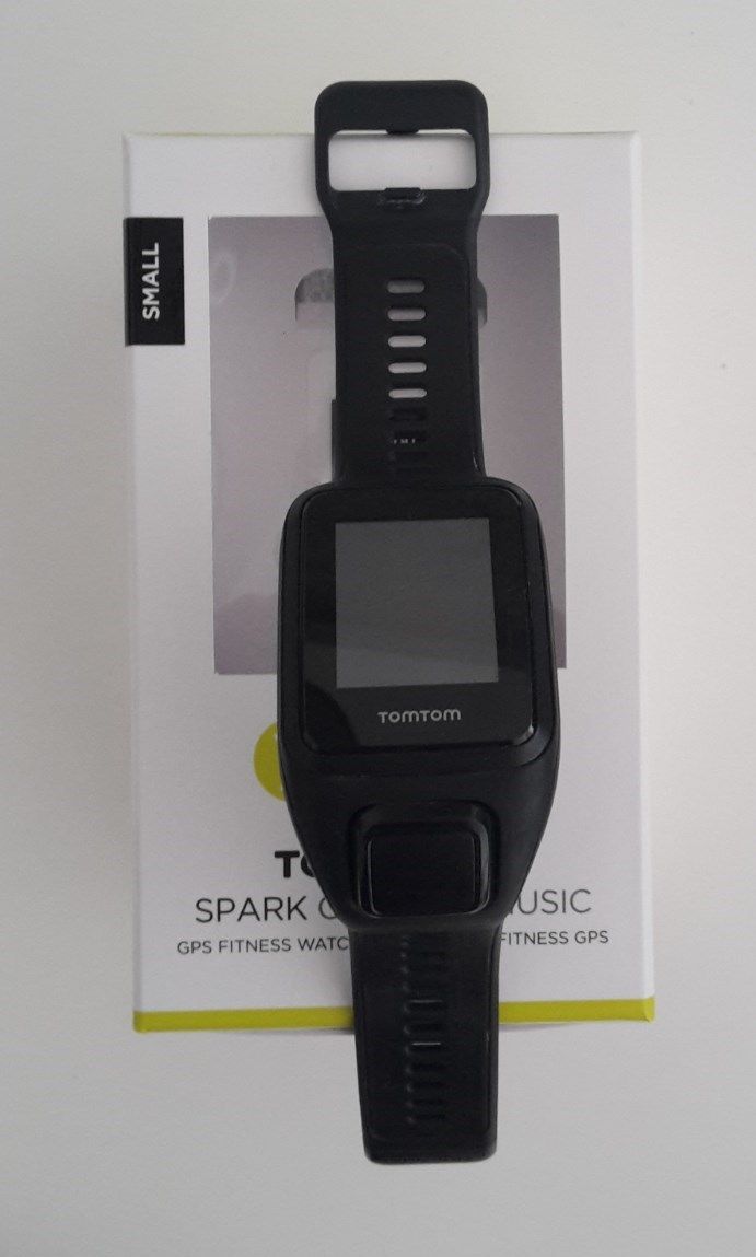 TomTom Spark Cardio+Music, GPS Fitness Uhr, Aktivitätstracker, schwarz, small