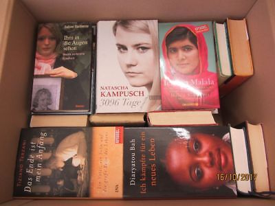 43 Bücher Schicksal Lebenstragödie Lebensgeschichte Biografie Autobiografie
