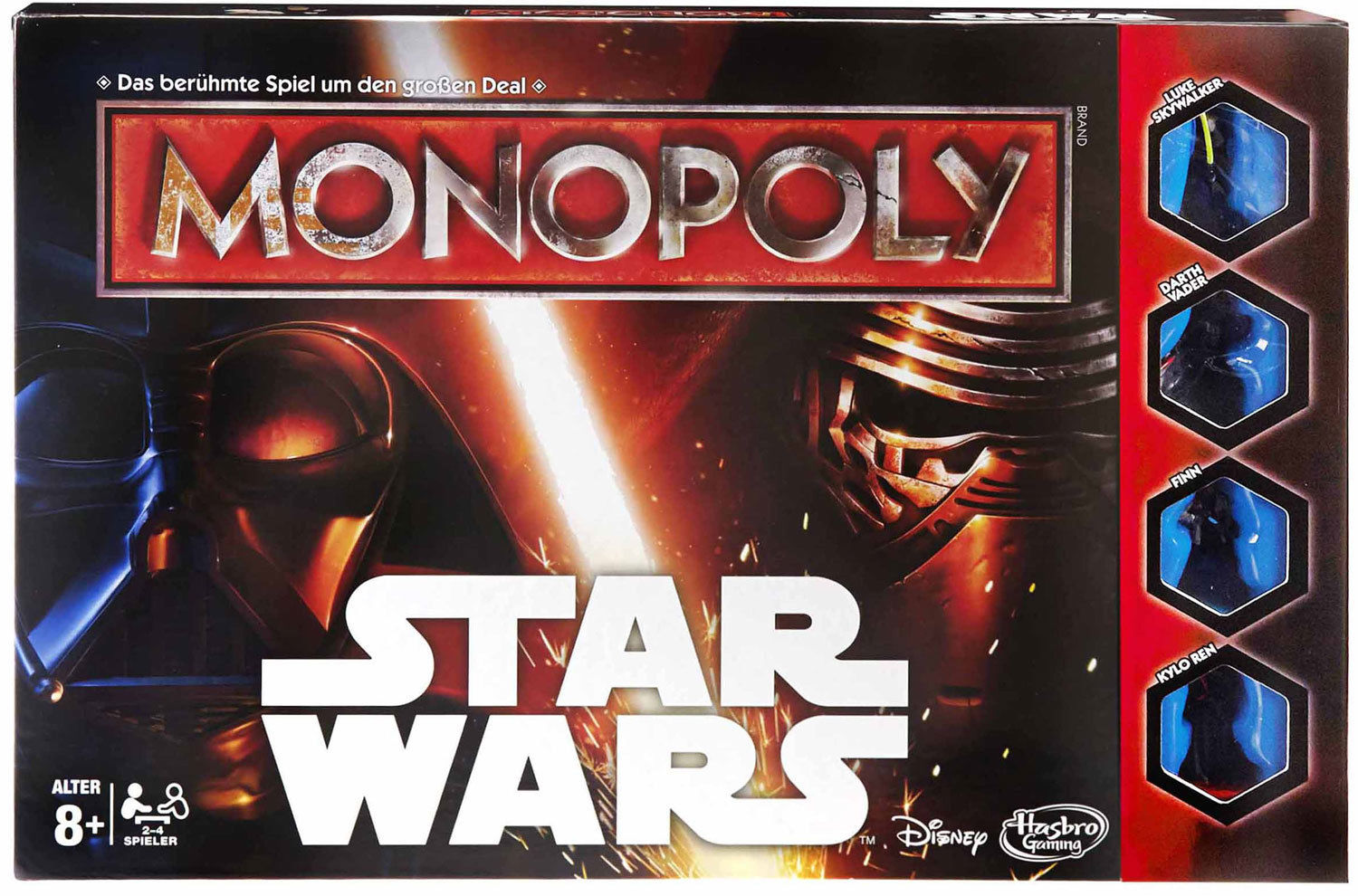 Hasbro Monopoly Star Wars Brettspiel für 2-4 Spieler ab 8 Jahren