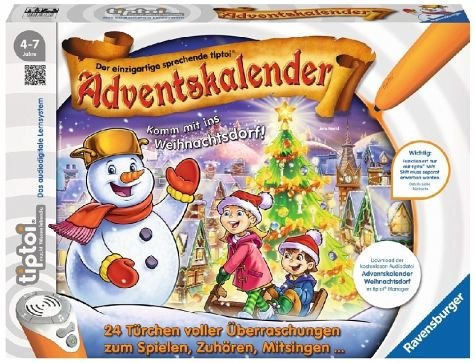 Ravensburger 00778 - tiptoi Adventskalender - das Weihnachtsdorf