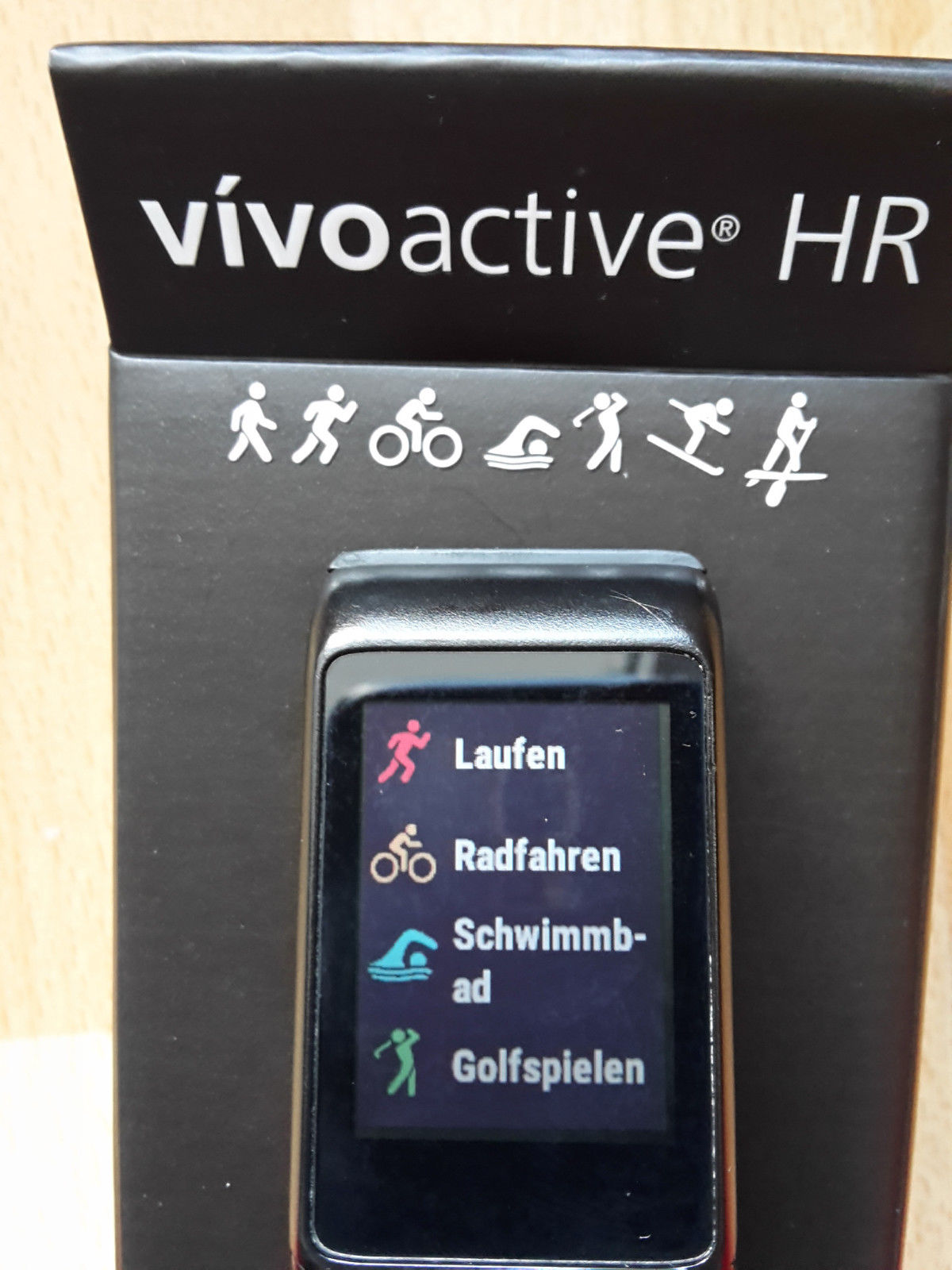 Garmin vivoactive HR Sport GPS-Smartwatch Schwarz - mit Garantie