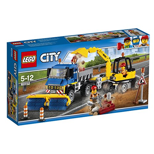 Lego City 60152 - Straßenreiniger und Bagger