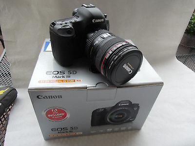 Canon EOS 5D Mark III 22.3 MP SLR-Digitalkamera - Schwarz (Kit m/ EF 24-105mm...