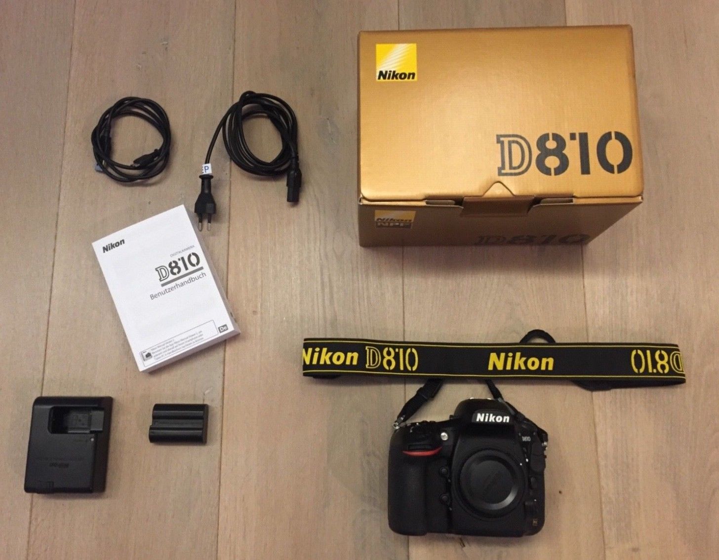 Nikon D D810 36.3MP Digitalkamera - Schwarz (Nur Gehäuse) 6136 Auslösungen