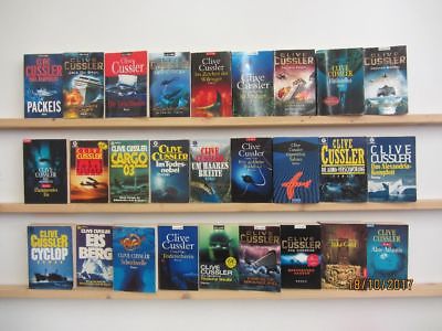 Clive Cussler 27 Bücher Romane Krimi Thriller Psychothriller Top Titel 