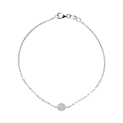 Diamonds & You-Armband Sterling-Silber 925 Diamant-Access 0.11 Karat 18 cm-AM-AGBRAC, 011