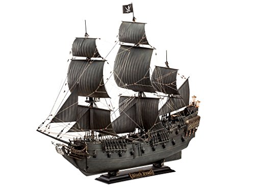 Revell 05699 - Modellbausatz Schiff 1:72 - Piratenschiff Black Pearl im Maßstab 1:72, Level 5, Orginalgetreue Nachbildung mit vielen Details, Segelschiff, Fluch Der Karibik, Limited Edition -