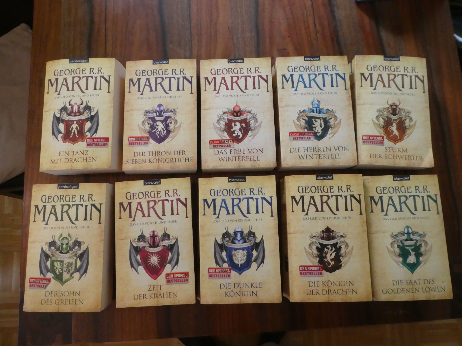 Das Lied von Eis und Feuer - Game of Thrones 1-10  Georg R.R.Martin