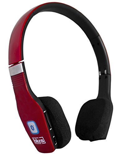 Blu:s Antares kabelloser On-Ear-Bluetooth-Kopfhörer (Freisprechfunktion, integriertes Mikrofon, Bügel einklappbar) rot