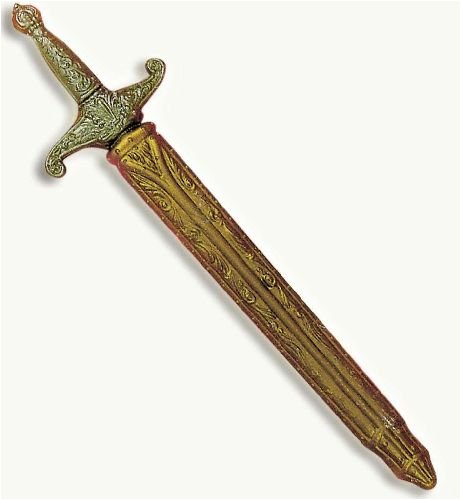 Ritter Plastik Schwert Ritterschwert mit Schwertscheide ca 50cm lang