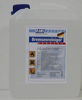 5 L Liter Kanister hemi SPEZIAL BREMSENREINIGER / ENTFETTER / TEILEREINIGER