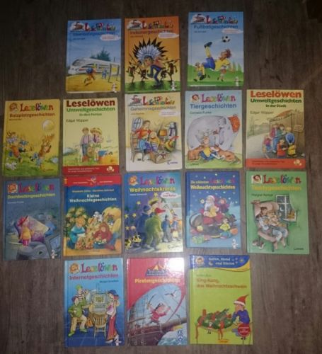 16 x Bücherpaket - Kinder Leselöwen Lesepiraten ab.7/8 J. viele Weihnachtsbücher