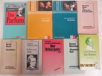 108 Bücher Hefte Klett Leseheft Klett Lektürenhilfen Klassiker der Weltliteratur