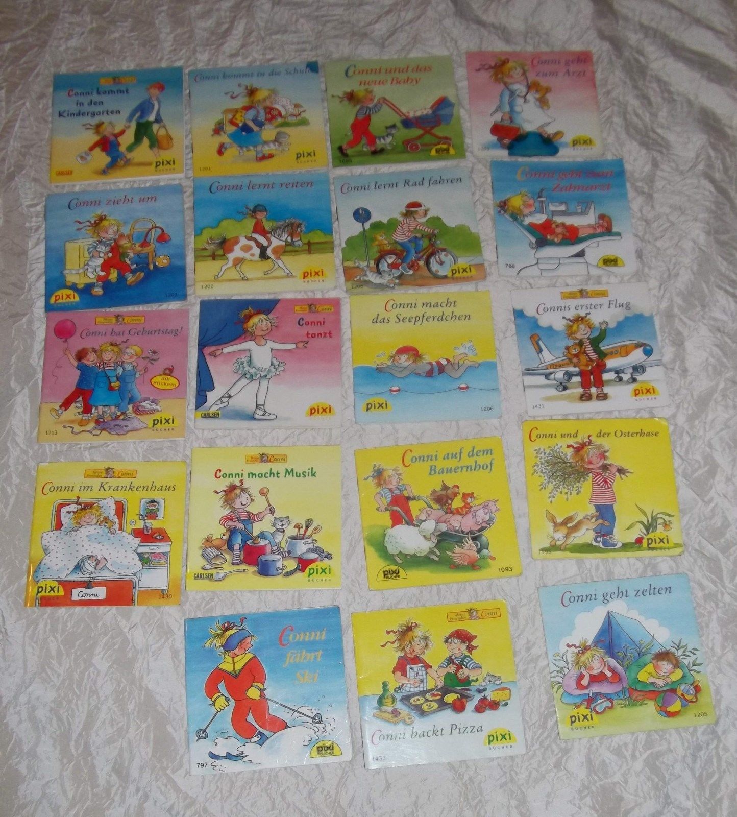 19 verschiedene Conni - Kinder Mini Bücher - von Pixi Sammlung