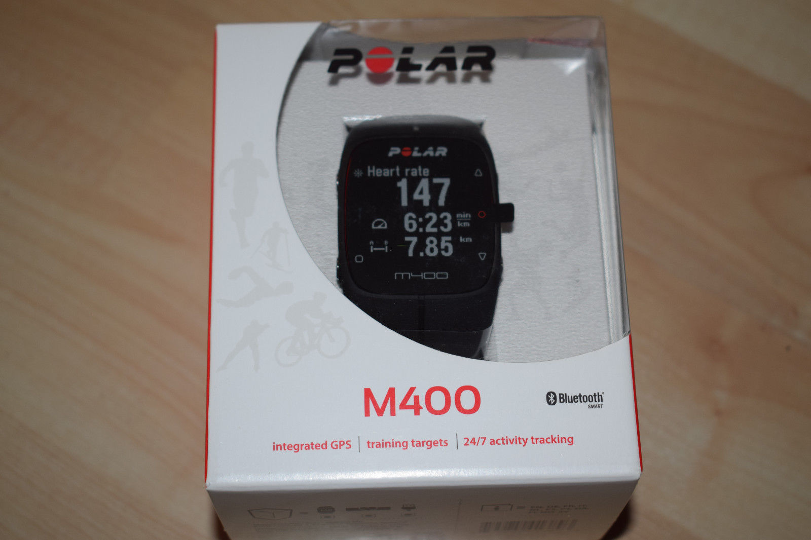 Polar M400, Schwarz, ink. Brustgurt, GPS-Sportuhr, NEU + OVP