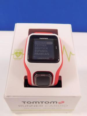 TomTom Runner Cardio Sportuhr GPS Herzfrequenz rot weiß