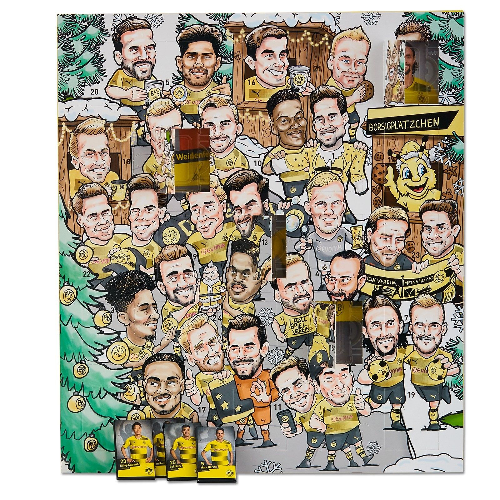 BVB Borussia  Dortmund Comic Adventskalender  2017 (Kalender)