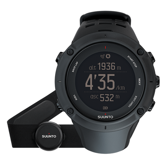Suunto Ambit3 Peak Black (HR) Sportuhr GPS-Watch 