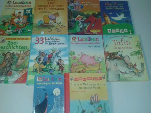 10 Kinderbücher Bücherpaket,Erstleser,Leselöwen,Lesepiraten,Bildermaus Tafiti ua