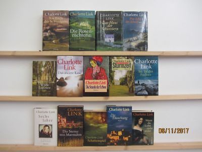 Charlotte Link 14 Bücher Romane Kriminalromane historische Romane Krimi